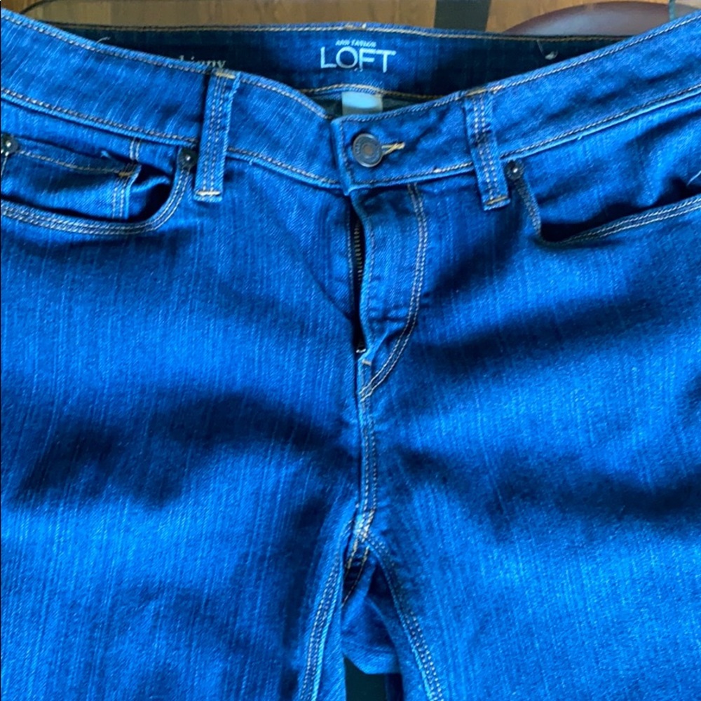 Dark blue jeans